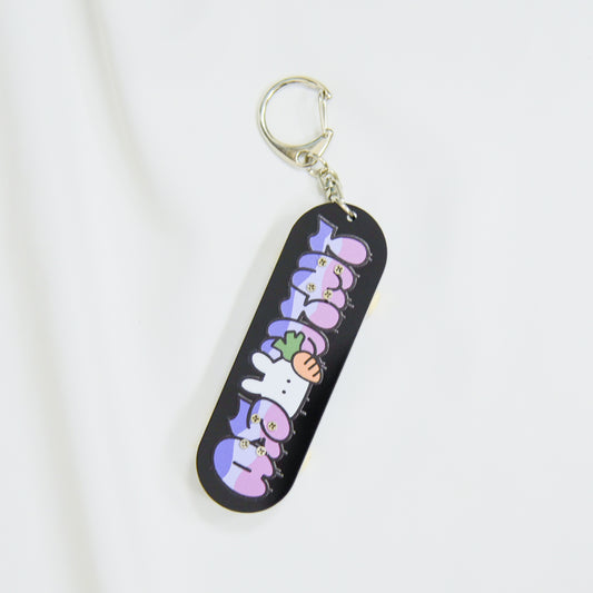 [Asamimi-chan] Skateboard key chain [Made-to-order]