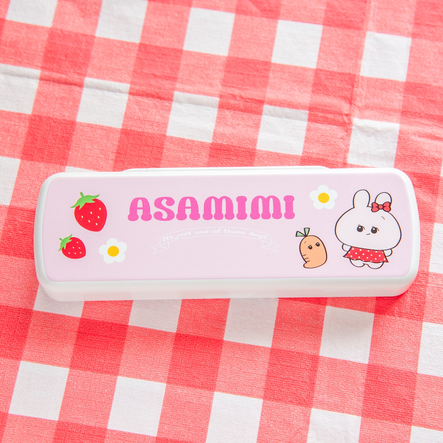 [Asamimi-chan] 塑膠鉛筆盒（復古）[11 月中旬出貨]