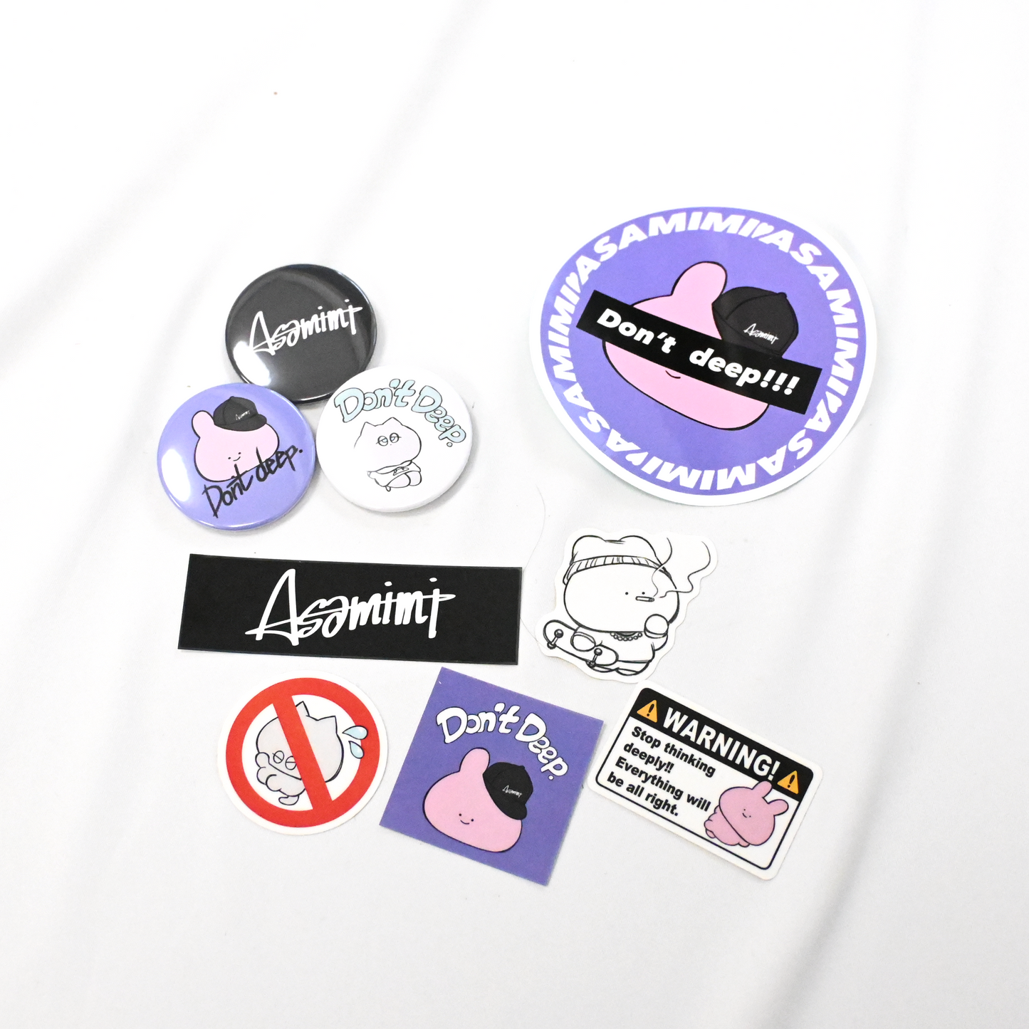 [Asamimi-chan] Street sticker pack (5 pieces)