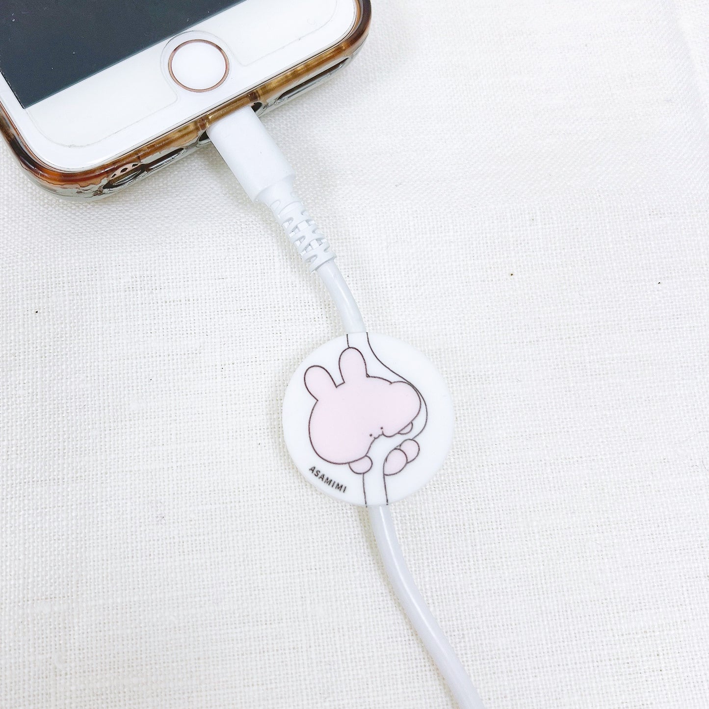 [Asamimi-chan] Silicone cable protection cover