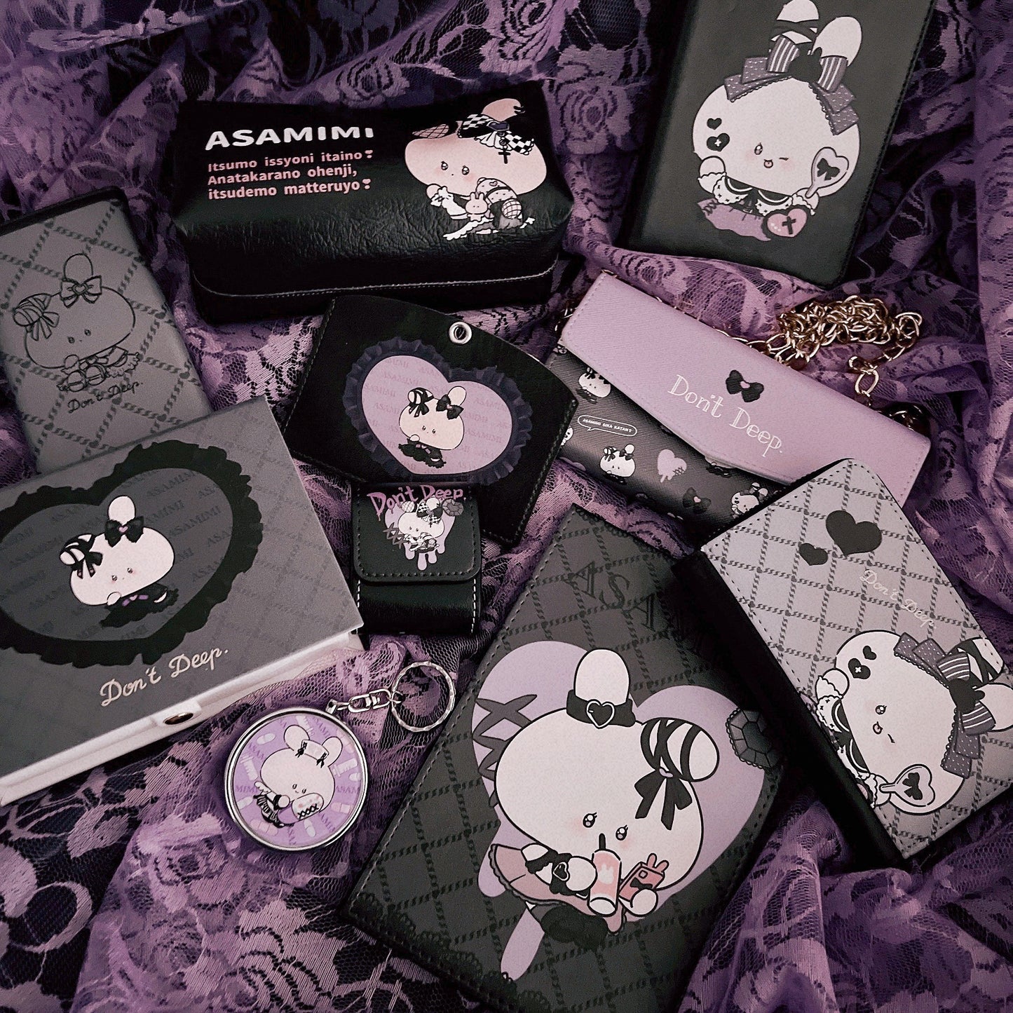[Asamimi-chan] Coin & card case [Made-to-order]