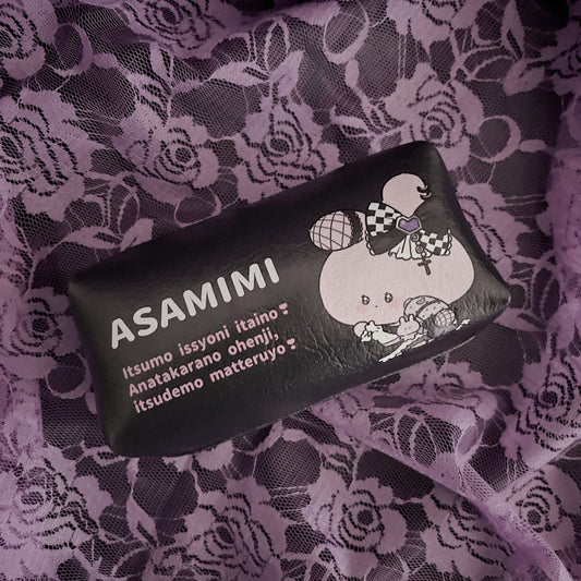 [Asamimi-chan] PU leather caramel pouch [Made-to-order]