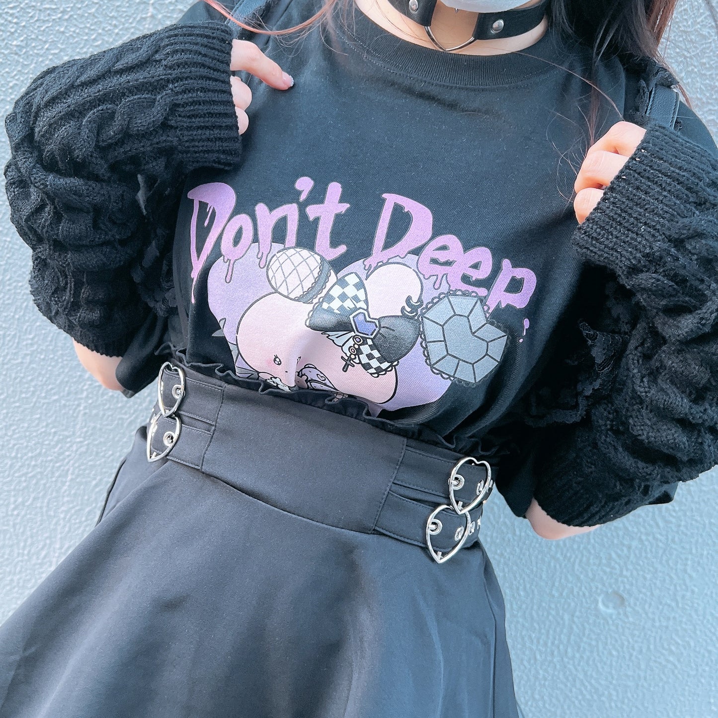 【あさみみちゃん】半袖プリントTシャツ（地雷）