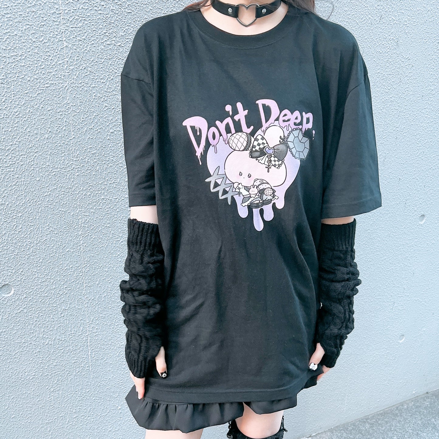 【あさみみちゃん】半袖プリントTシャツ（地雷）