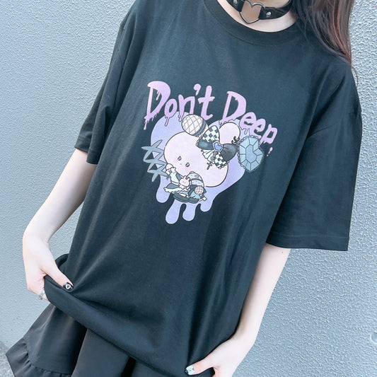 [Asamimi-chan] Kurzarm-T-Shirt mit Aufdruck (Meins) [Auf Bestellung]