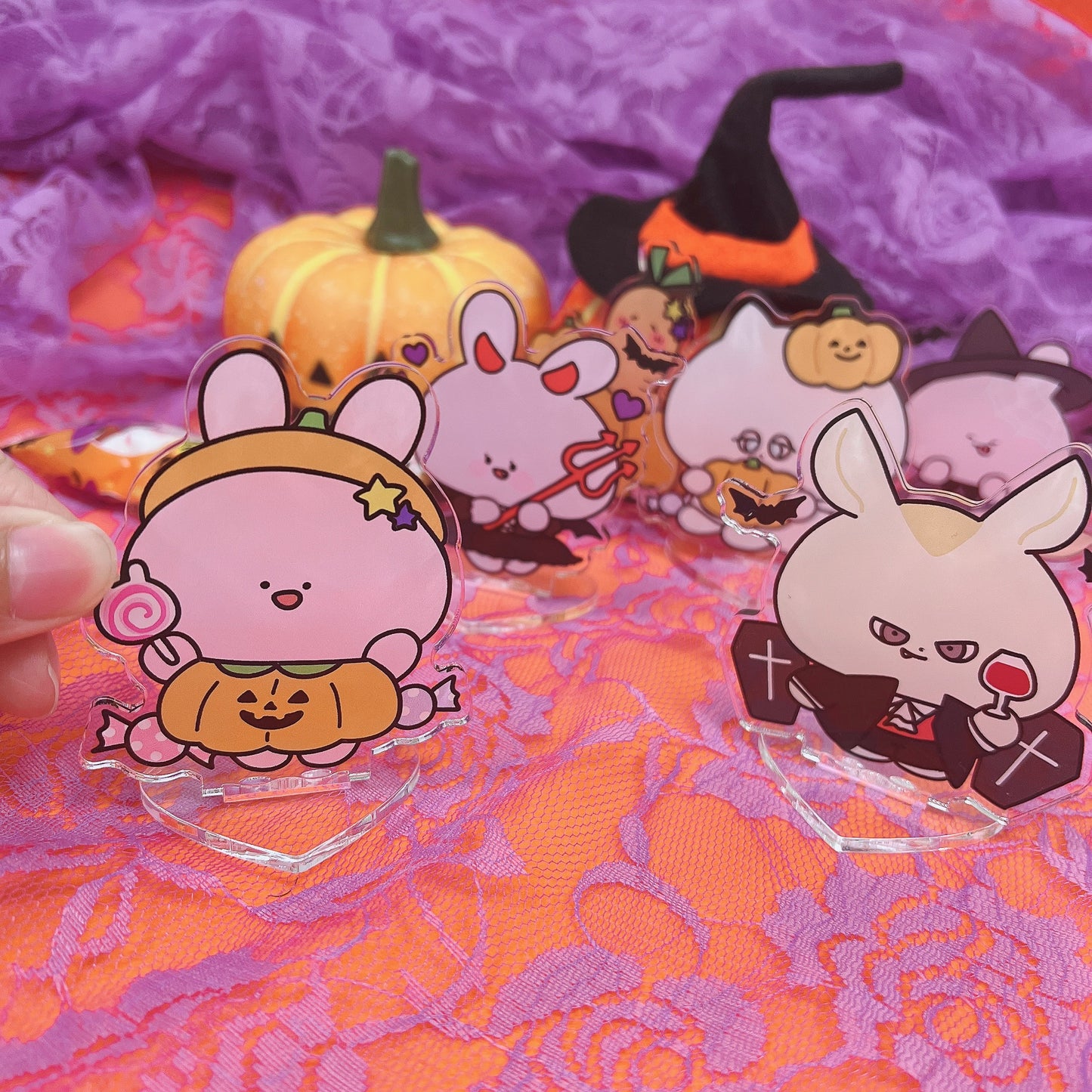 【あさみみちゃん】ハロウィンランダムアクスタコンプリートセット（6個入り）【10月下旬発送】