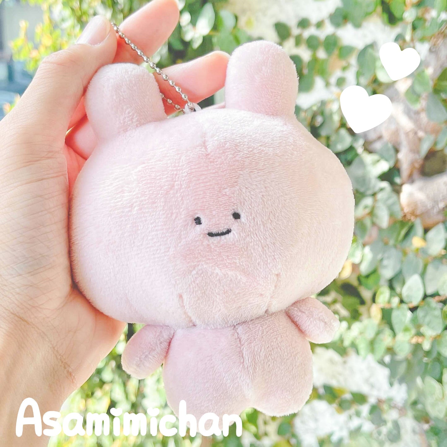 [Asamimi-chan] Asamimi 毛絨玩具 30 公分 & 毛絨玩具鑰匙圈套裝