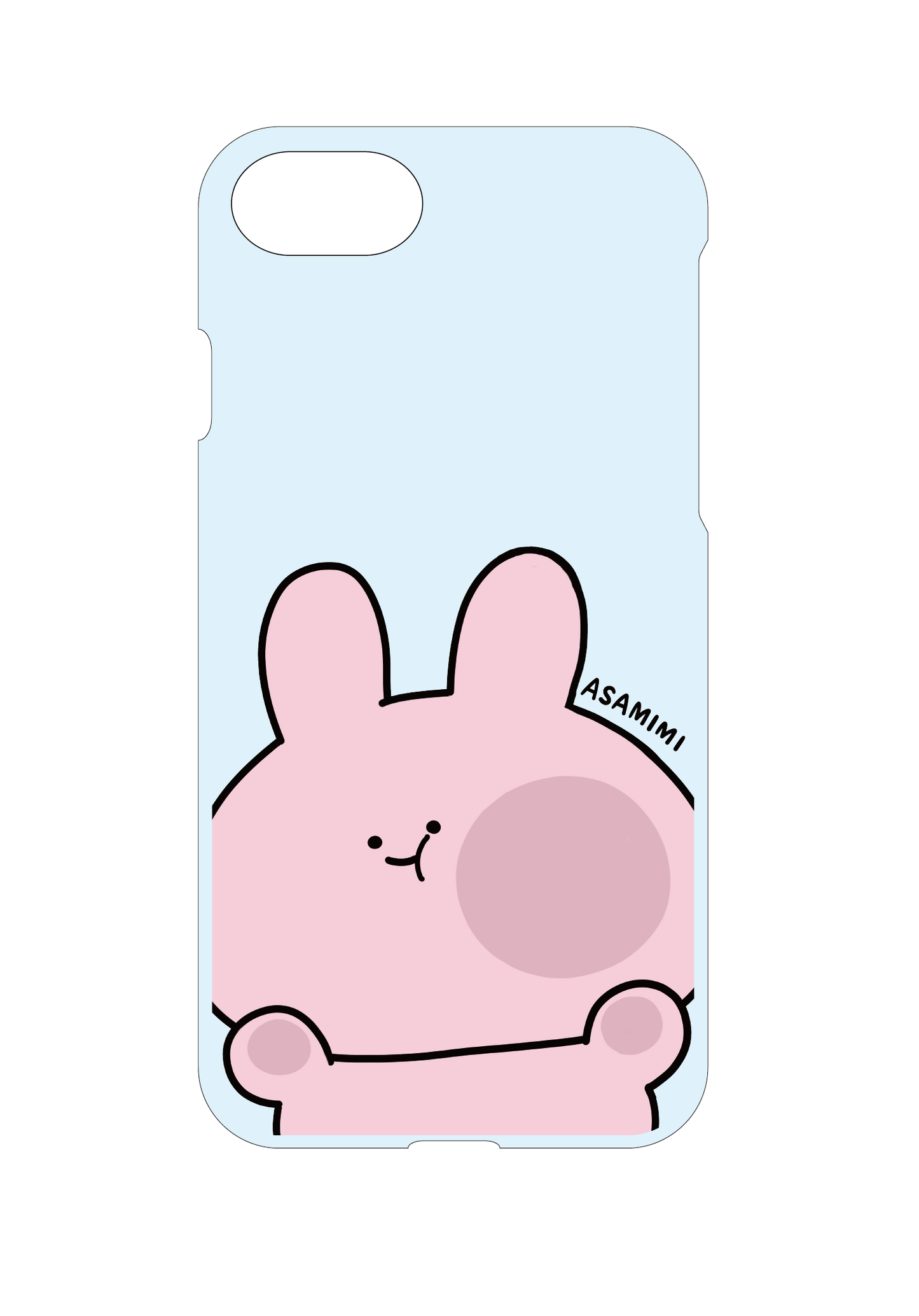 【あさみみちゃん】ほぼ全機種対応スマホケース（BASIC）楽天モバイルシリーズ【受注生産】