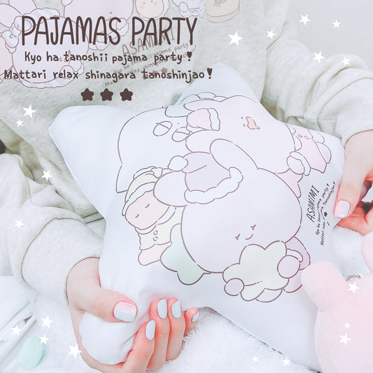 [Asamimi-chan] Die-cut cushion (pajama party) [shipped in early October]