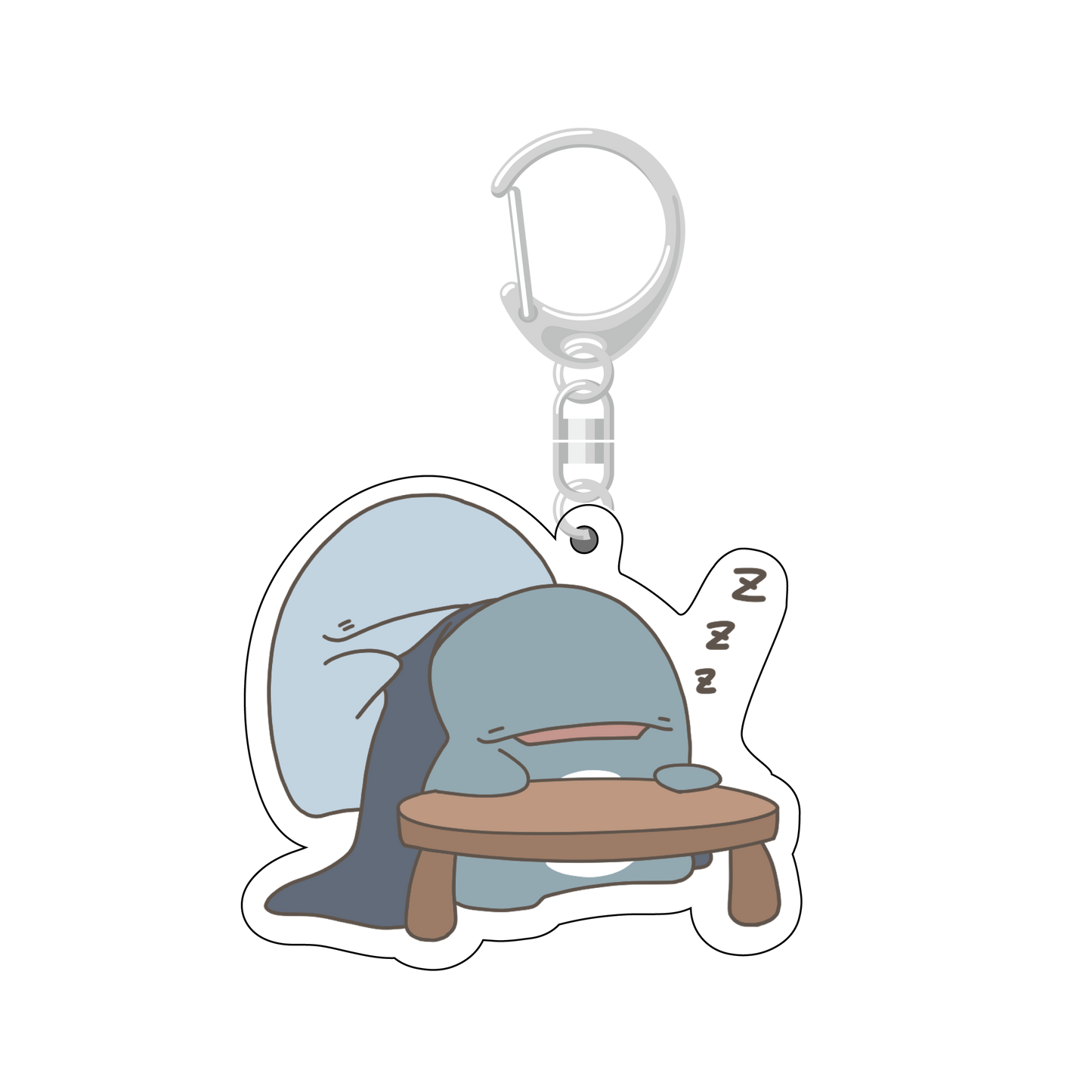 [Eltern-Kind-Delfin] Schlüsselanhänger aus Acryl (Danke)