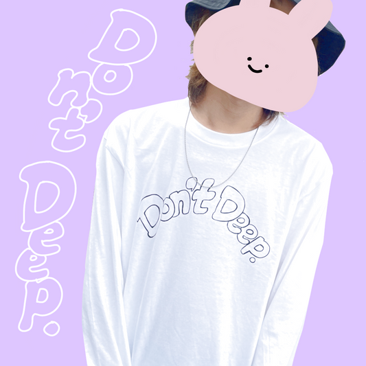 [Asamimi-chan] Long sleeve long T-shirt (street) [shipped in mid-October]