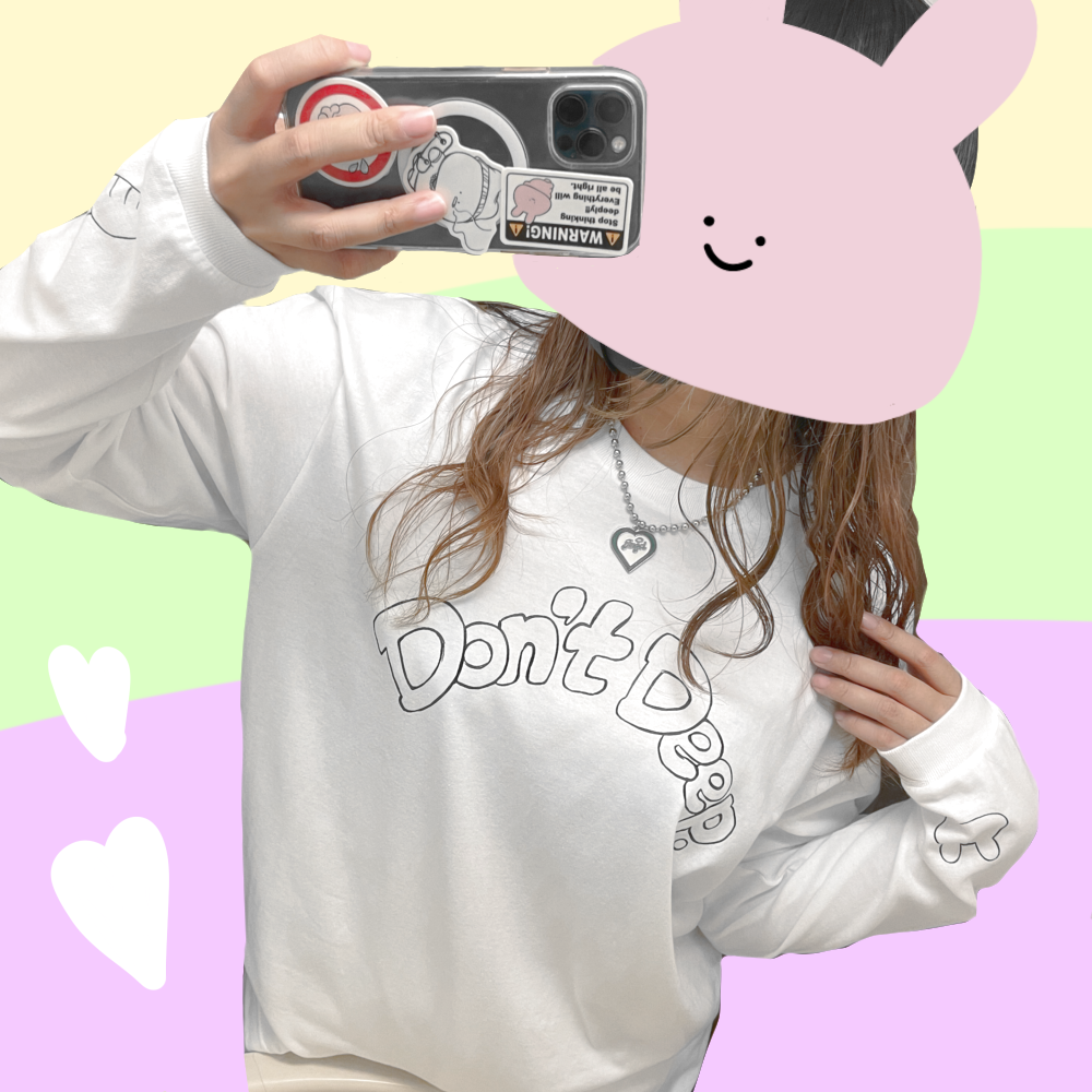 【あさみみちゃん】長袖ロングTシャツ（ストリート)